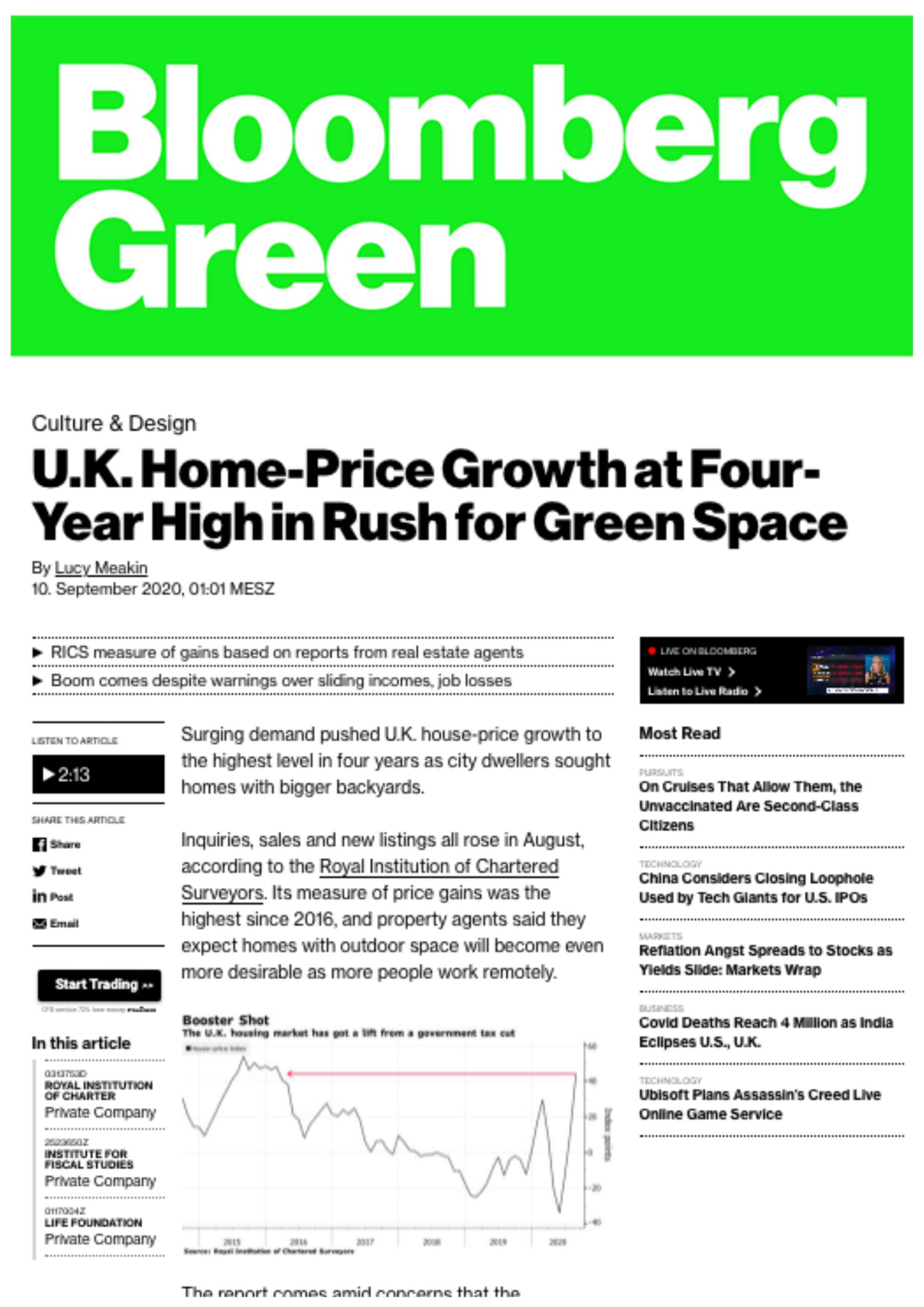 Статья Bloomberg Green о Paracelsus Recovery